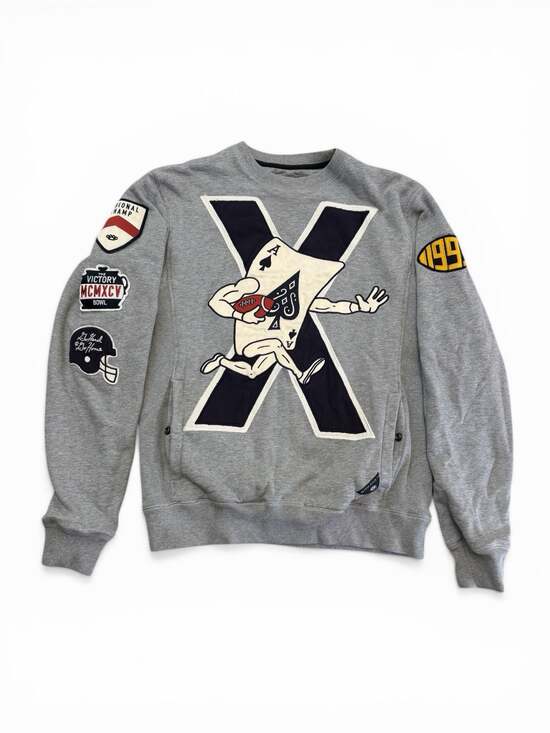 10.Deep Other - Vintage 10.Deep Victory MCMXCV Wildcards Aces Football Graphic Patch Sweatshirt